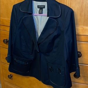 Lane Bryant Navy Blazer